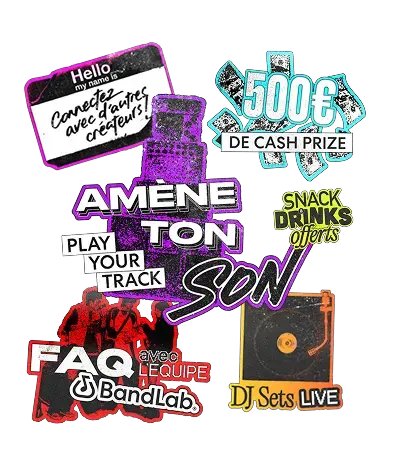 Merchandise stickers