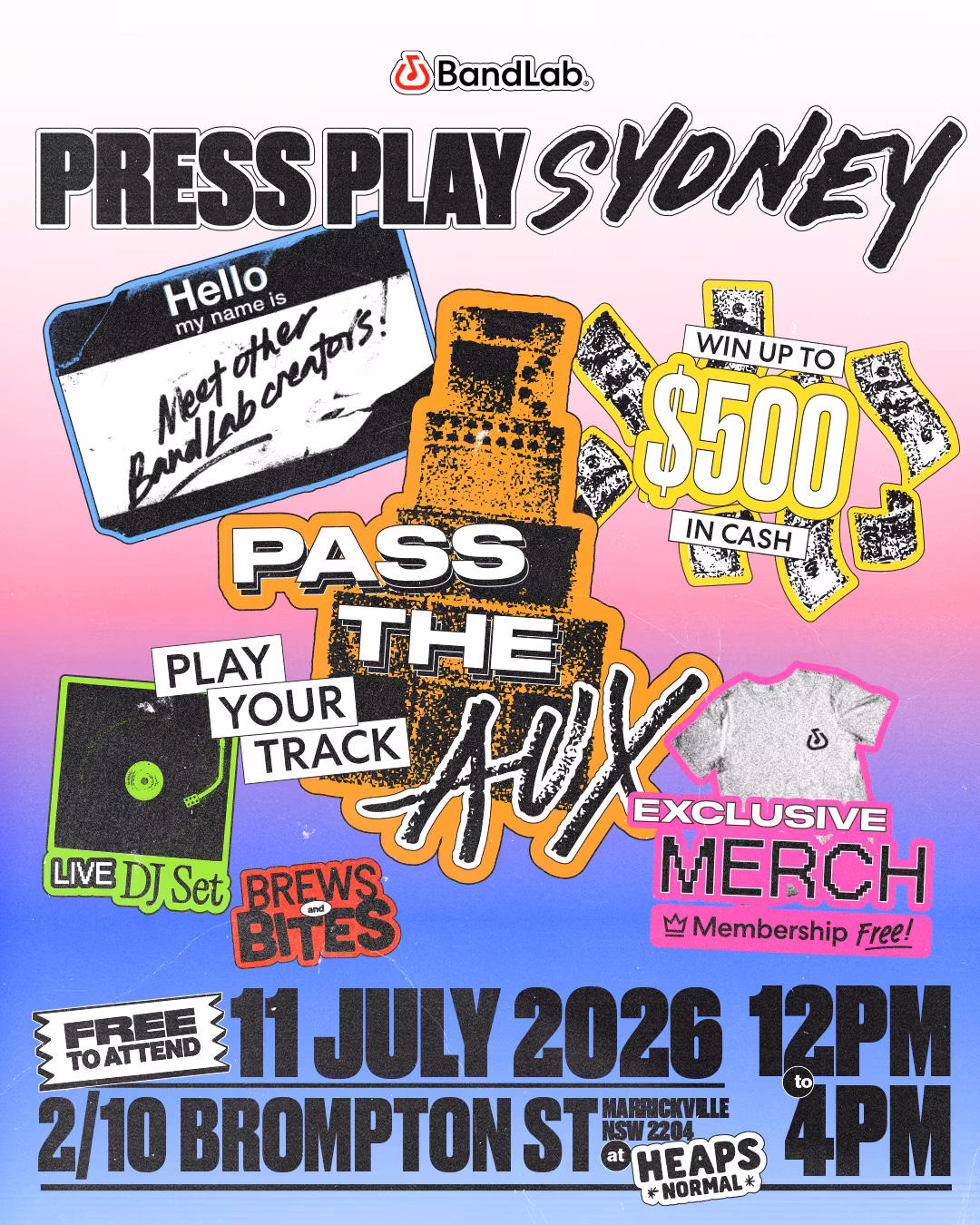 BandLab Presents: Press Play Sydney