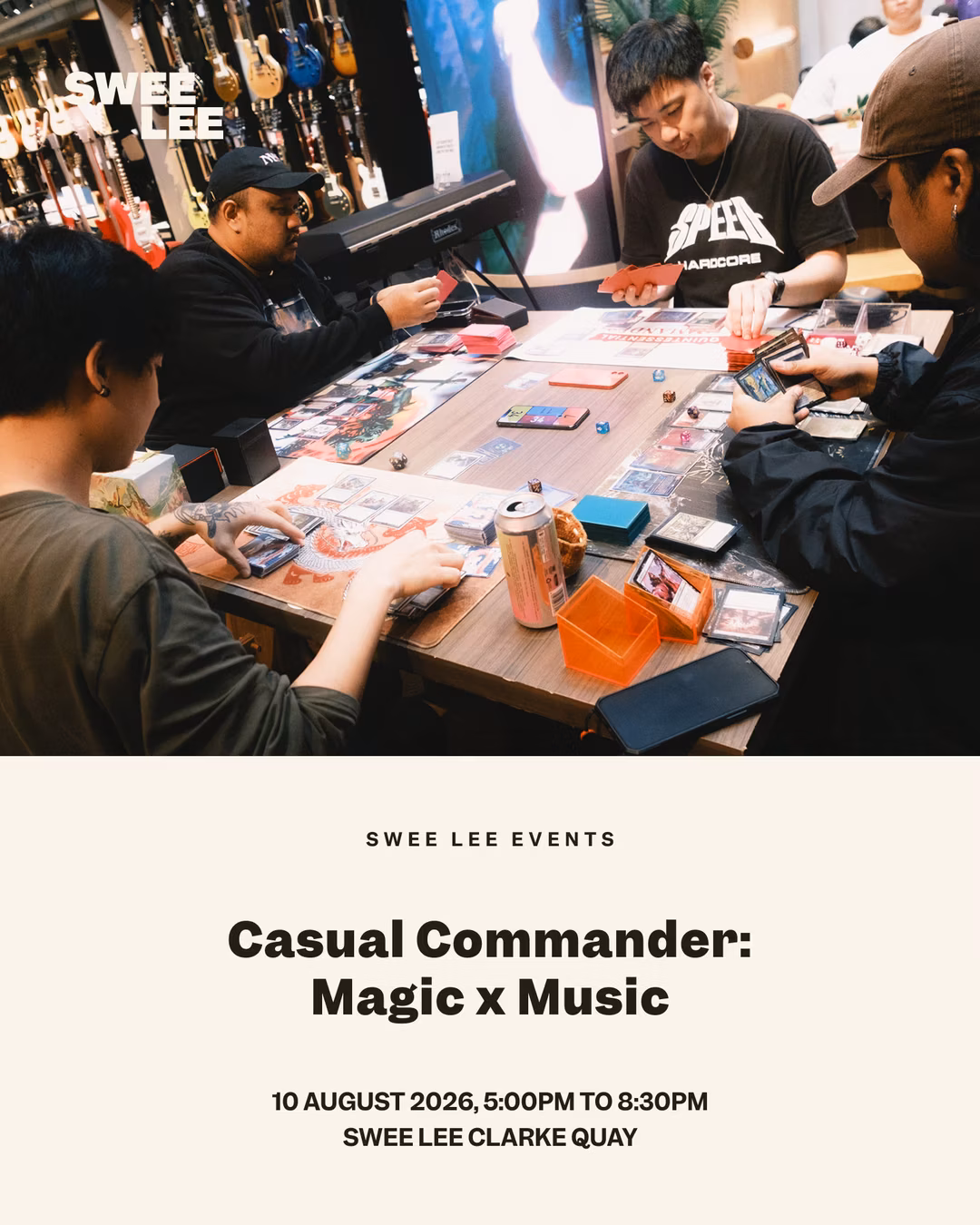 Swee Lee Presents: Casual Commander - Magic x Music