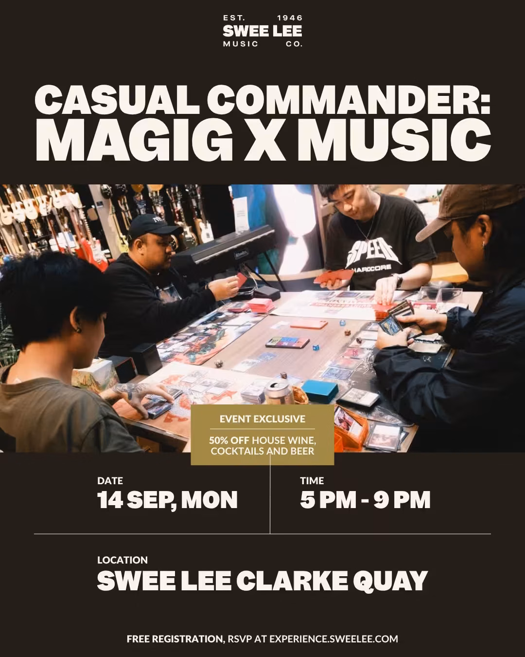 Swee Lee Presents: Casual Commander - Magic x Music