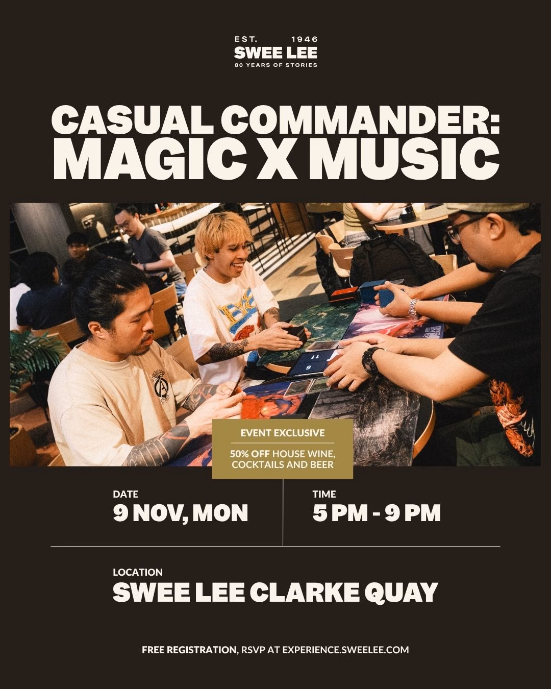 Swee Lee Presents: Casual Commander - Magic x Music