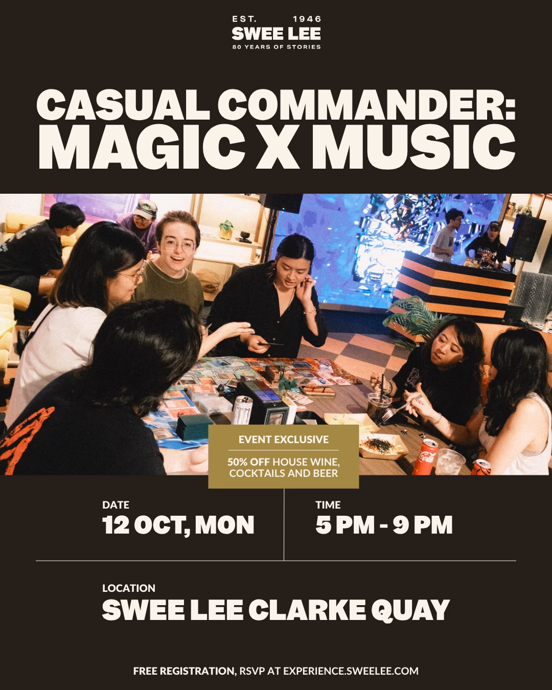 Swee Lee Presents: Casual Commander - Magic x Music