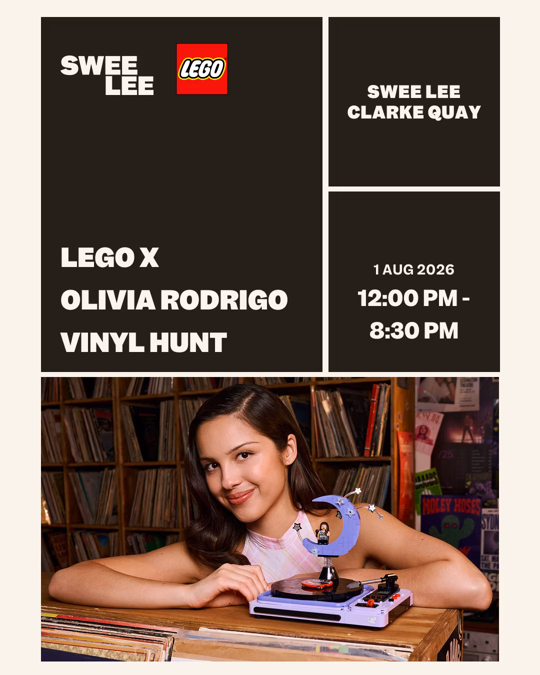 Swee Lee Presents: LEGO x Olivia Rodrigo Vinyl Hunt