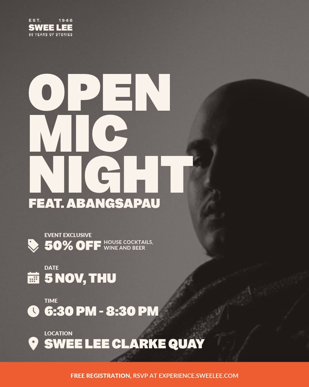 Swee Lee Presents: Open Mic Night