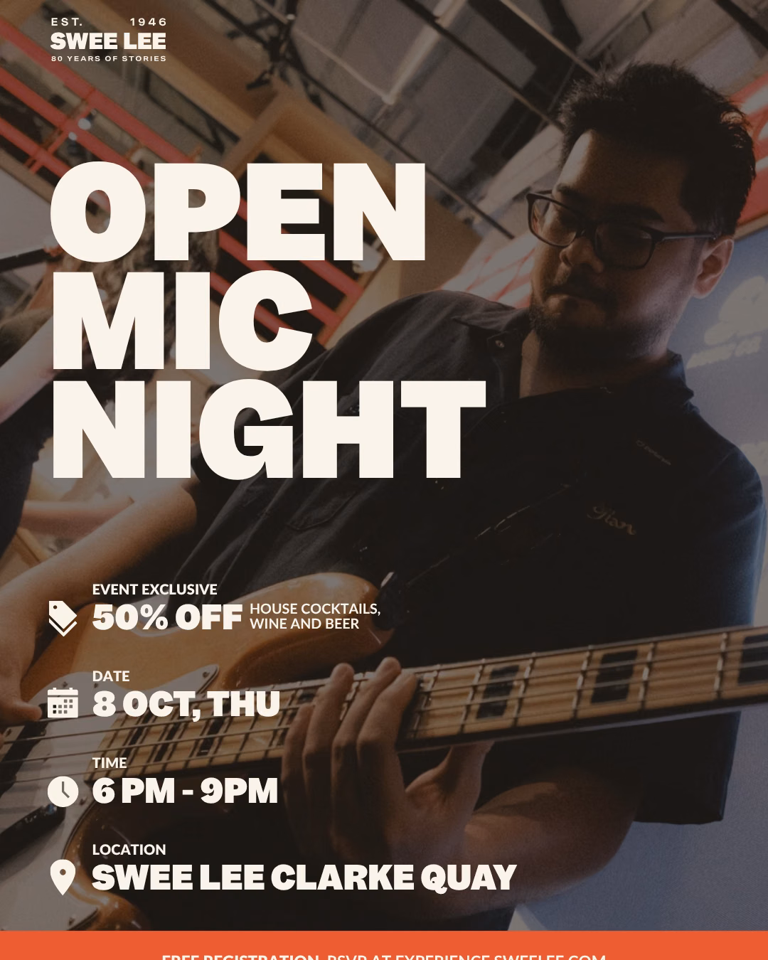 Swee Lee Presents: Open Mic Night
