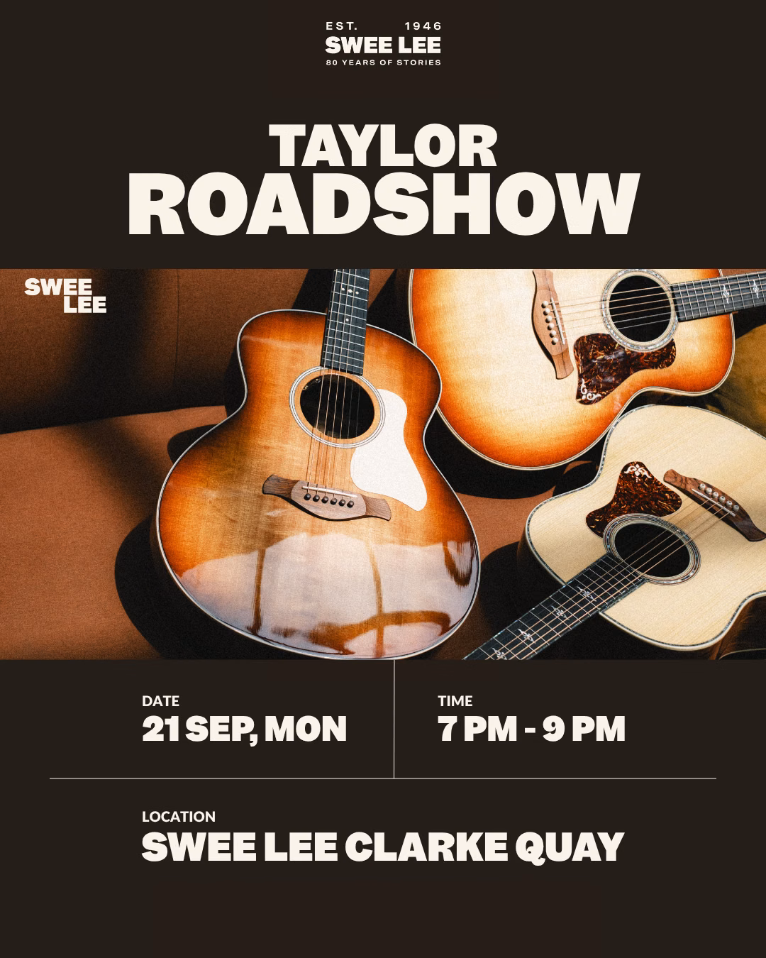 Swee Lee Presents: Taylor Roadshow
