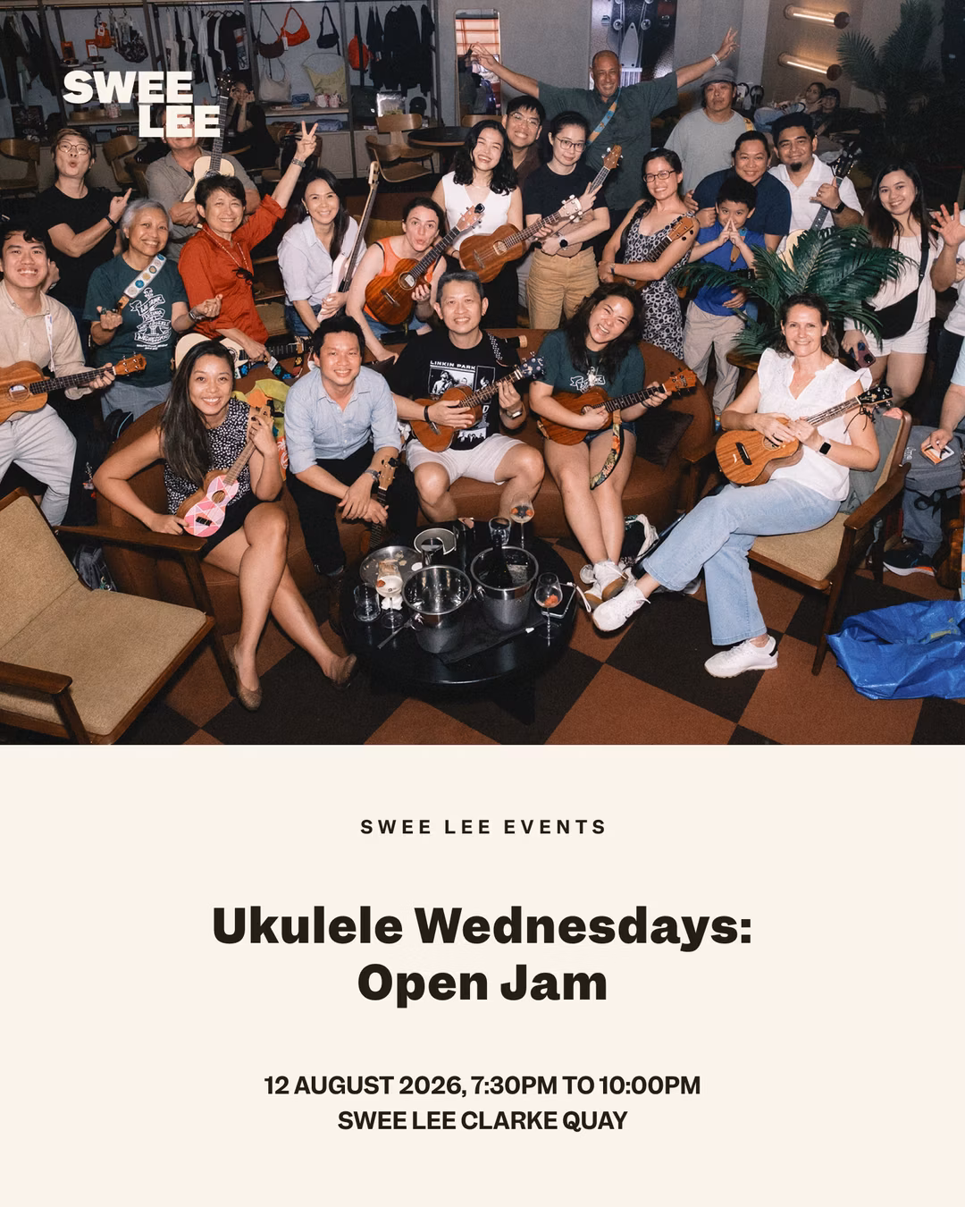 Swee Lee Presents: Ukulele Wednesdays - Open Jam