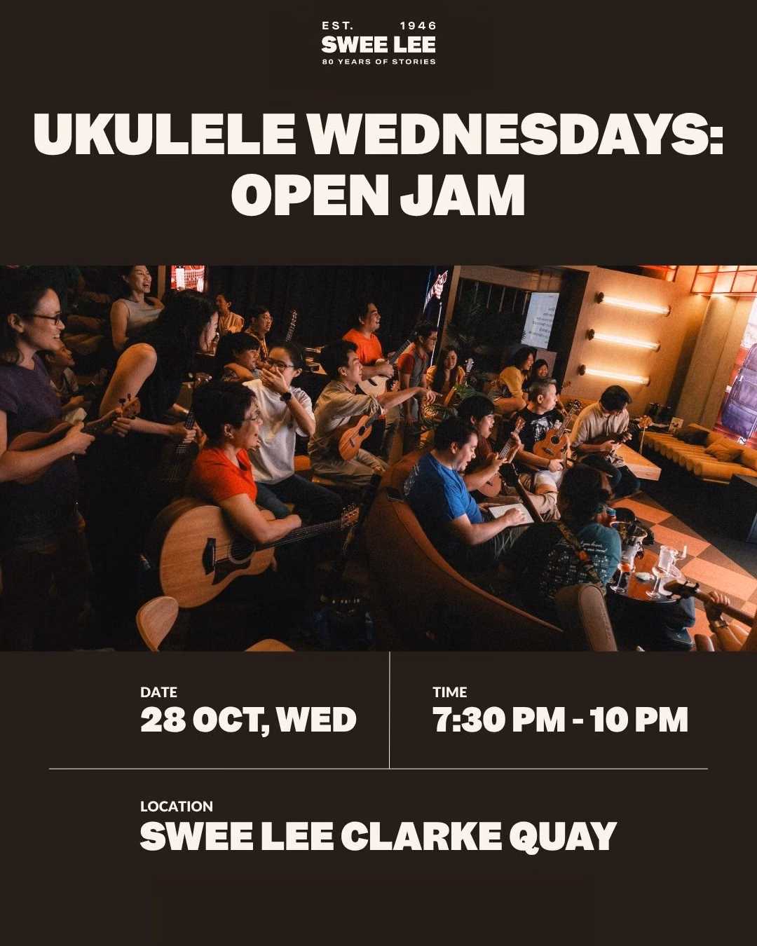 Swee Lee Presents: Ukulele Wednesdays - Open Jam