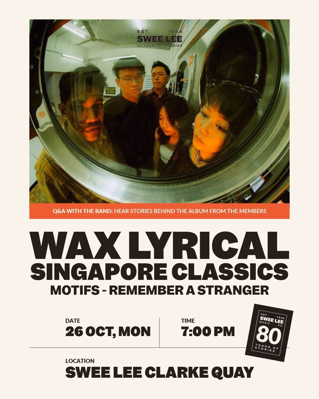 Wax Lyrical: Singapore Classics - motifs' "remember a stranger"